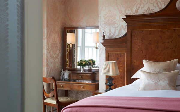 The Royal Suite at The Goring Hotel, London. Interiors designed by Russell Sage Studio Ltd.